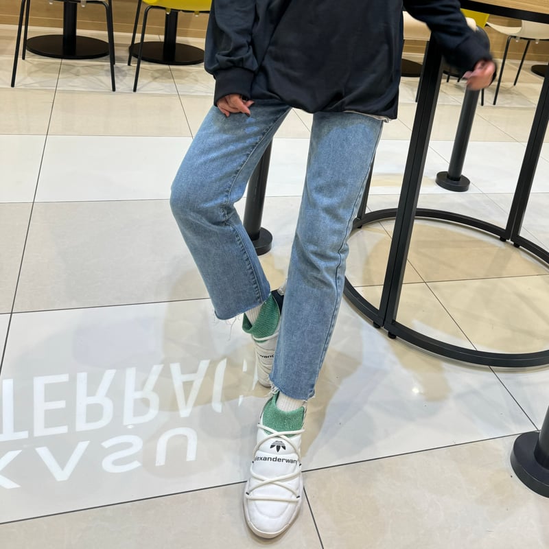 美シルエット!カットオフストレートデニム(2size) | COPINE 美シルエット!カットオフストレートデニム(2size) | COPINE
