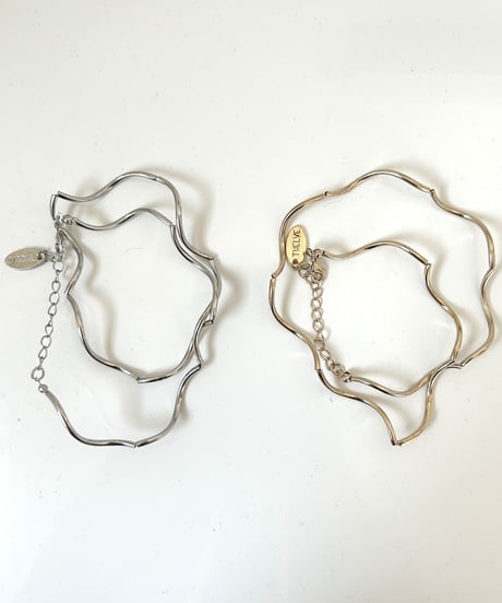 2wayウェーブネックレス(2color)