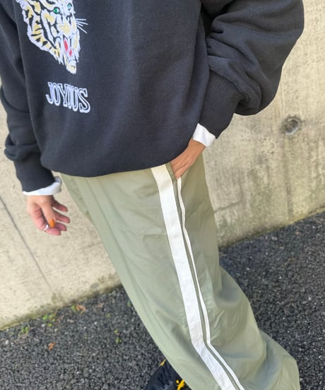 サイドラインパンツ(カーキ)