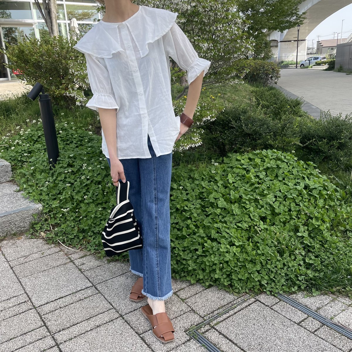 ビッグカラーブラウス | COPINE