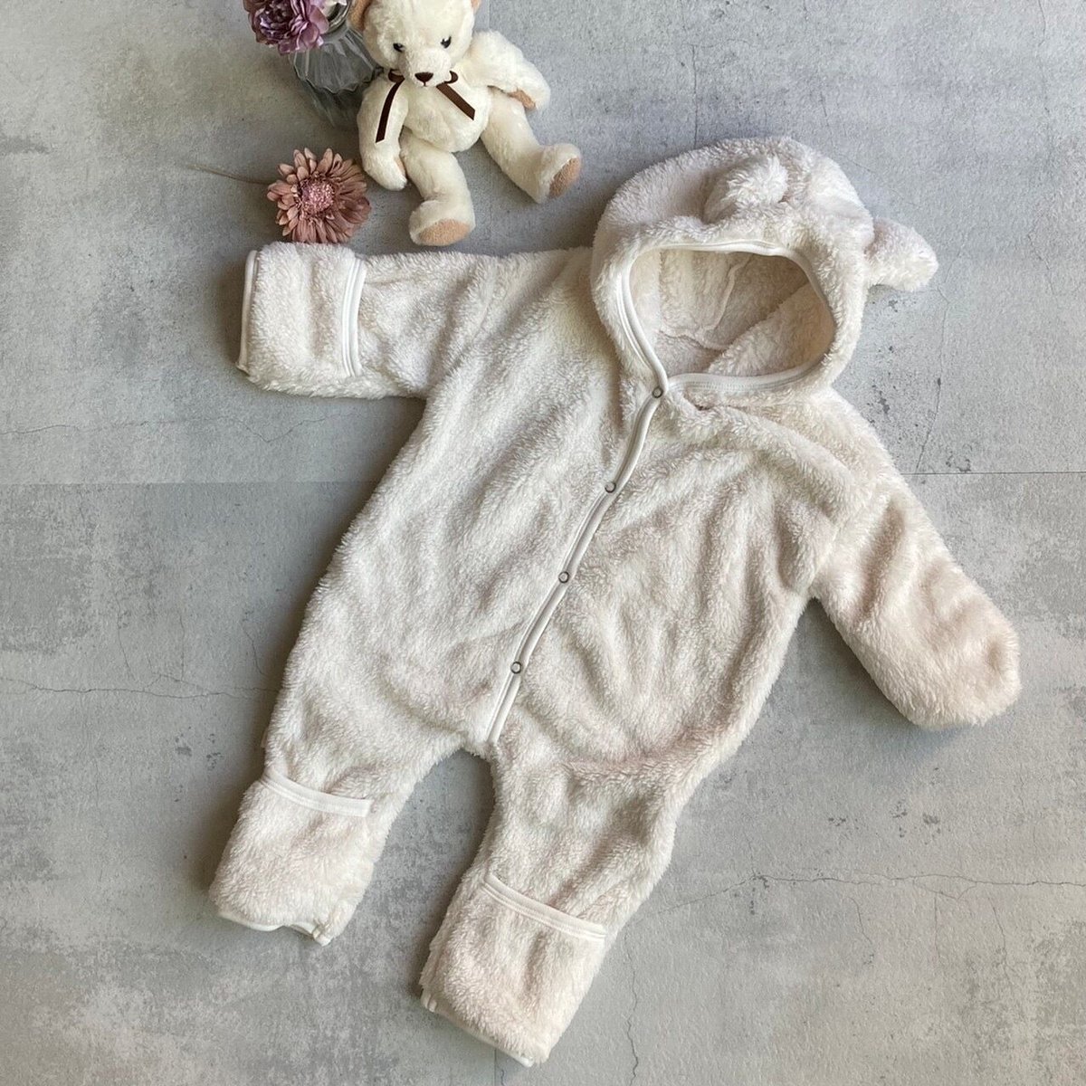 kids】くま耳デザインジャンプスーツ (2size) | COPINE