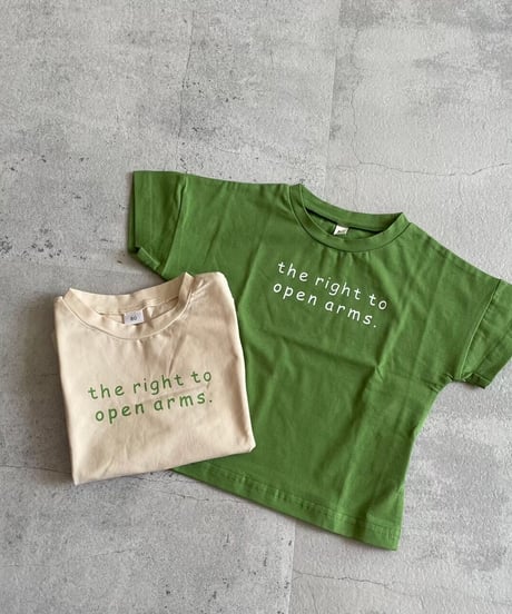【kids】フロントロゴTシャツ(2size)