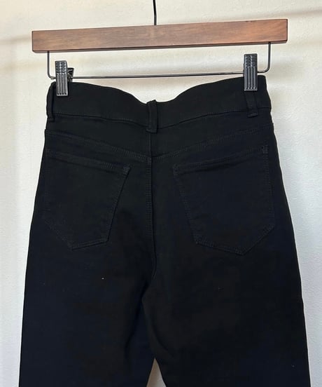 スーパーストレッチスキニーブラックパンツ (3size)