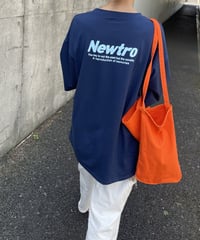 シンプルロゴビッグシルエットTシャツ(ネイビー)