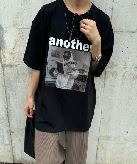 フォトプリントTシャツ(ブラック)