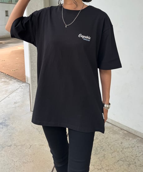 tigerサガラ刺繍Tシャツ(ブラック)