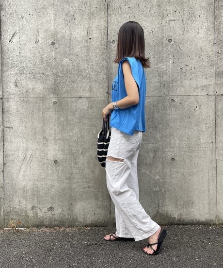 FAVORITEロゴカットソー(ブルー)