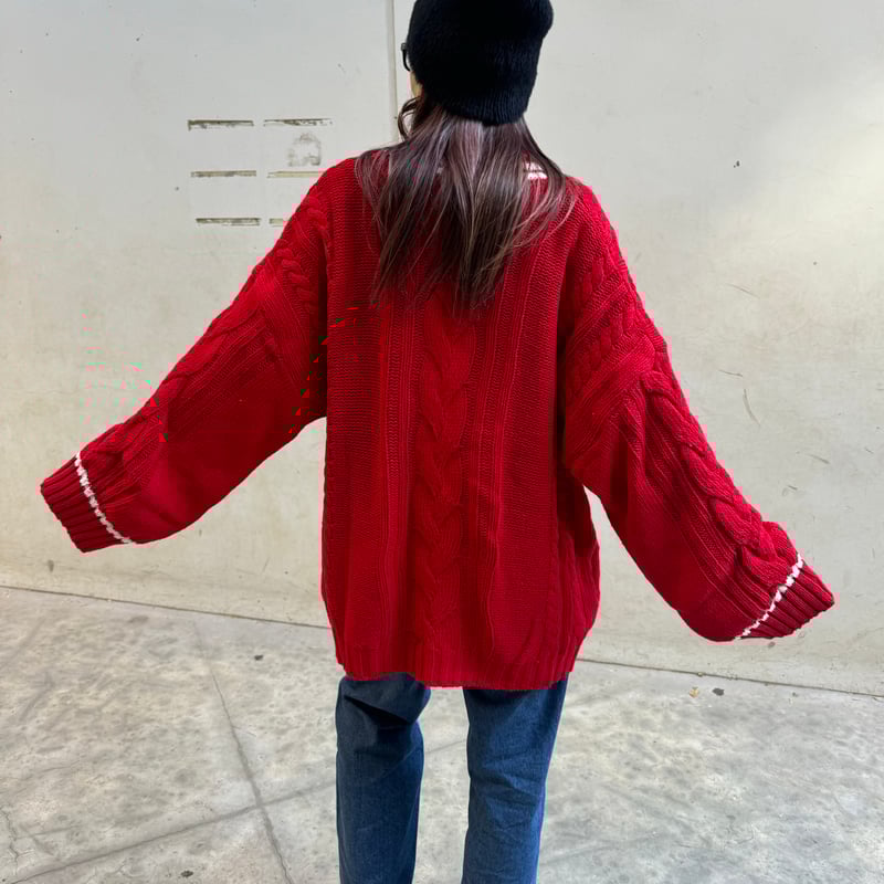 cmmn swdn 18aw ニット赤（希少） cmmn swdn 18aw ニット赤（希少） - メルカリ