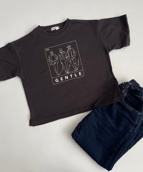 【kids】フロントジェントルプリントtシャツ(110〜150)