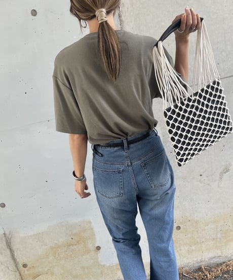 シンプルロゴtシャツ(カーキ)