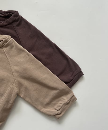【kids】肘パッチワークデザインスウェット(2color・2size)