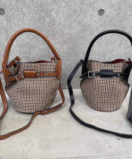 【OUTLET】2wayチェック柄バッグ(2color)