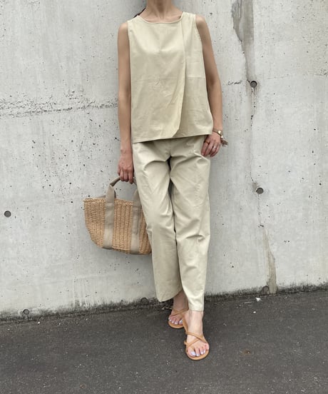 リネンライクパンツ
