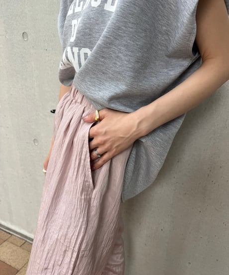 ワッシャーサテンパンツ(ベビーピンク)