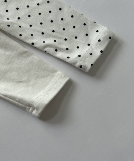 【kids】丸襟シンプル長袖トップス(2color・2size)