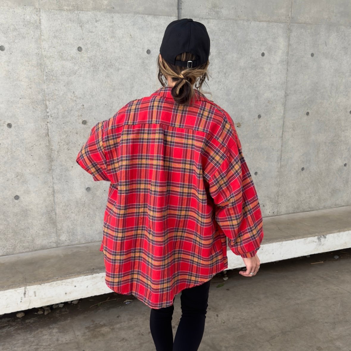 ビッグシルエットチェック柄シャツ | COPINE