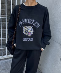 フロントバックTIGERフロッキースウェット