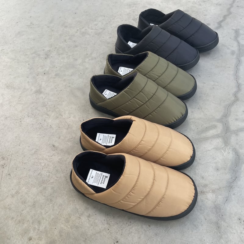 【数回使用のみ】M.U.L drop 2way S キルティング (ブラック) 2wayキルトモックシューズ(3color/2size) | COPINE