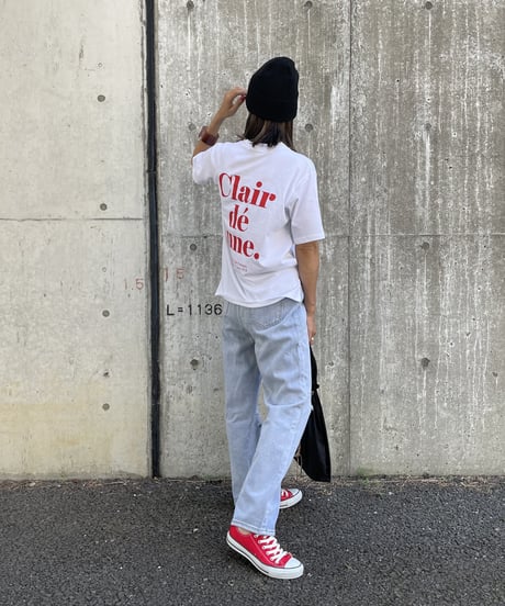 フレンチロゴTシャツ(ホワイト）