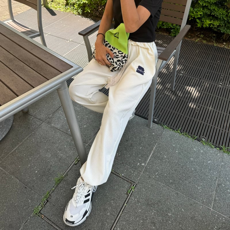 ワッフルパンツ(ホワイト) | COPINE