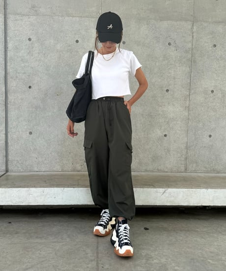 シンプルショート丈Tシャツ(ホワイト)