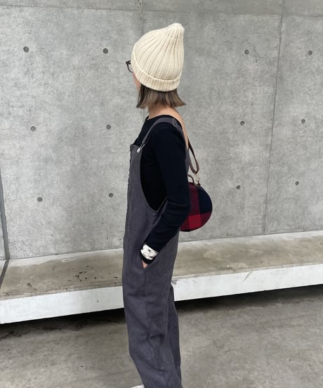 リブカットソー(ブラック)