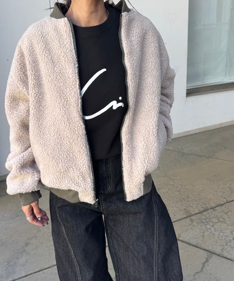 ボア×MA1リバーシブルブルゾン