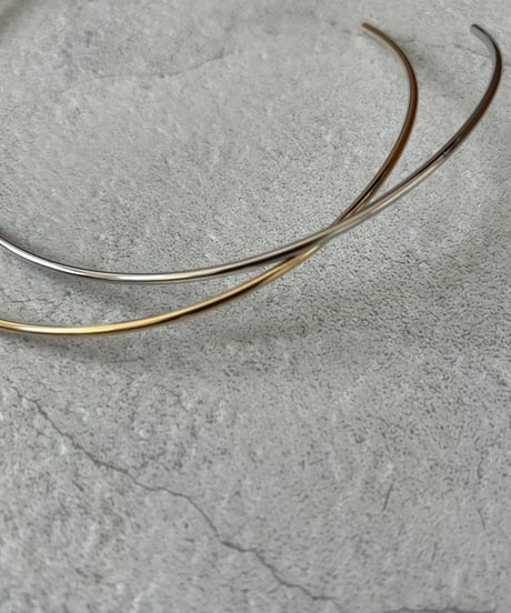 WARP ROUND NECKLACE(2color)