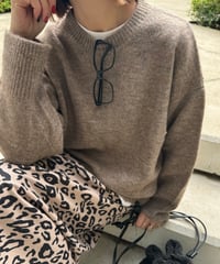ベーシックシンプルニット