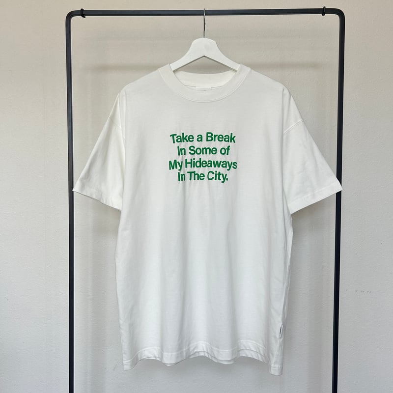 発泡ロゴプリントビッグtシャツ (オフホワイト) | COPINE