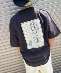 【kids】バックプリントブラックtシャツ(110〜150)