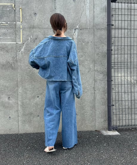 カットオフデニムショートジャケット
