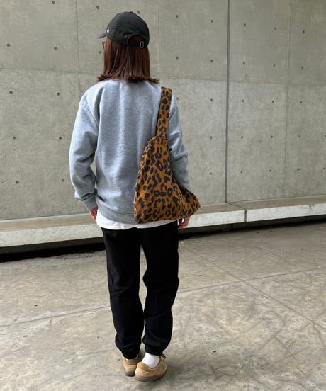 シンプル裏起毛スウェット(グレー/2size)