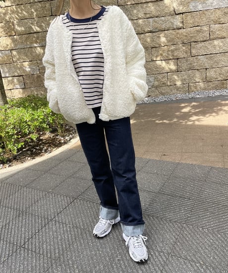もこもこボアジャケット