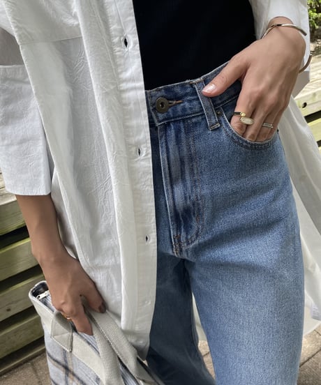 ストレートデニムパンツ(2size)