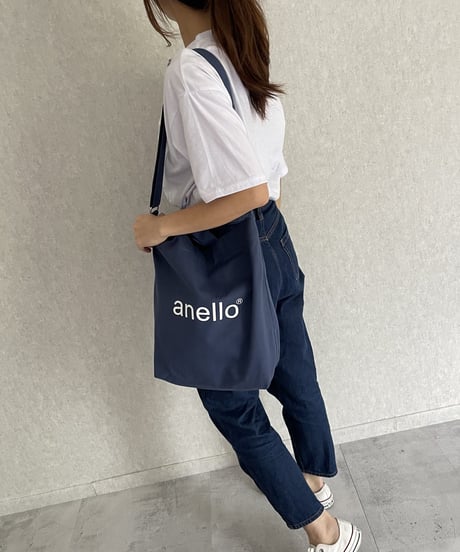 anelloコットンキャンバス 2WAYバッグ(2color)