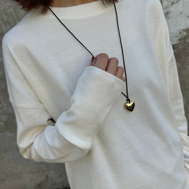 ハートペンダントネックレス/チョーカー(2color) | COPINE ハートペンダントネックレス/チョーカー(2color) | COPINE