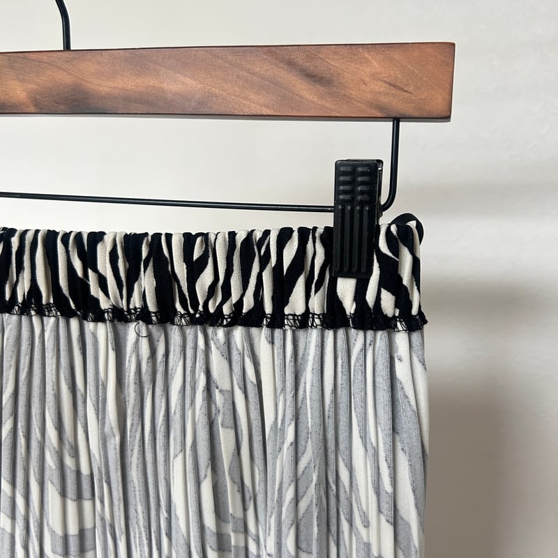 ゼブラ柄プリーツスカート | COPINE