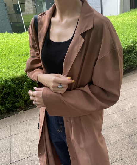【OUTLET】シンプルロングシャツ
