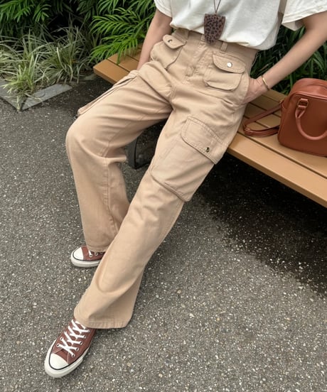 ハイウエストカーゴパンツ(2size)