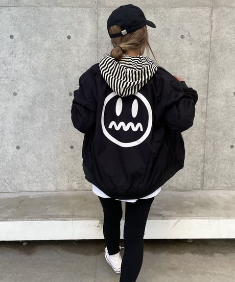 【men's/lady’s】ユニセックス！リバーシブルニコちゃんMA–1(2color/5size)