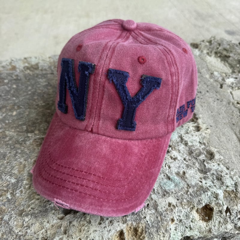 NY刺繍ダメージキャップ(4color) | COPINE