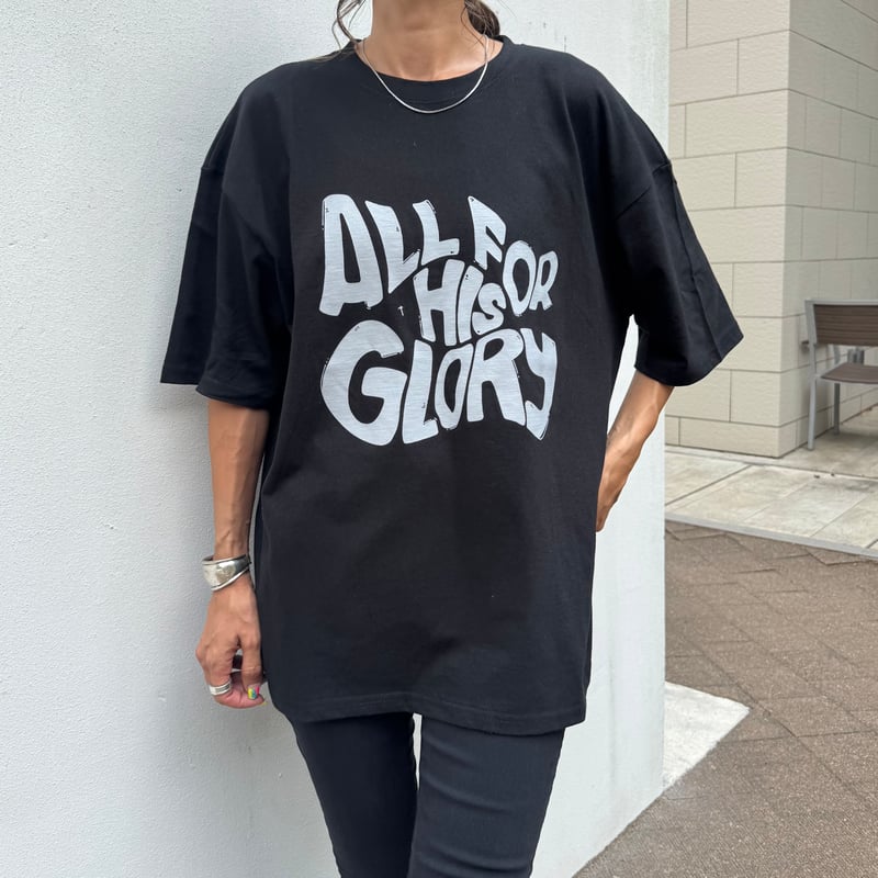 レタリングTシャツ(ブラック) | COPINE