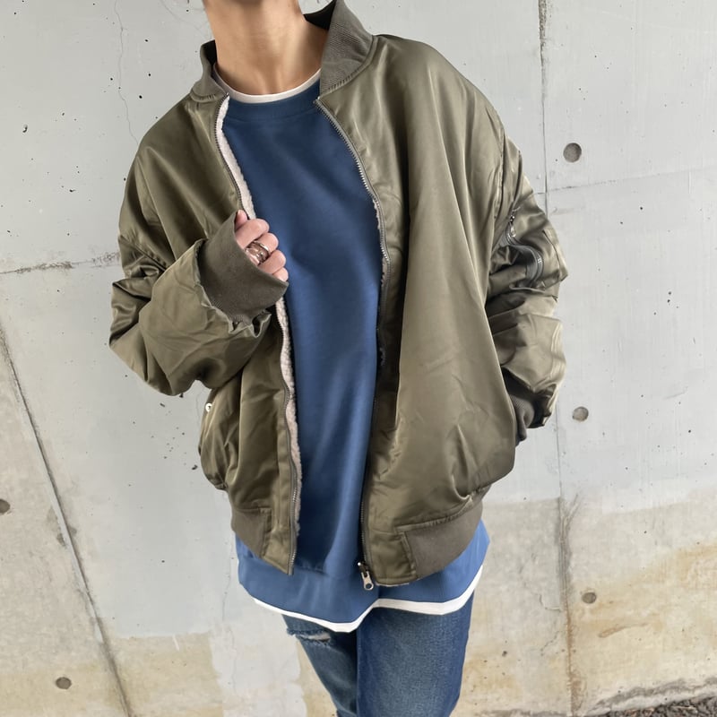 ボア×MA1リバーシブルブルゾン | COPINE ボア×MA1リバーシブルブルゾン | COPINE