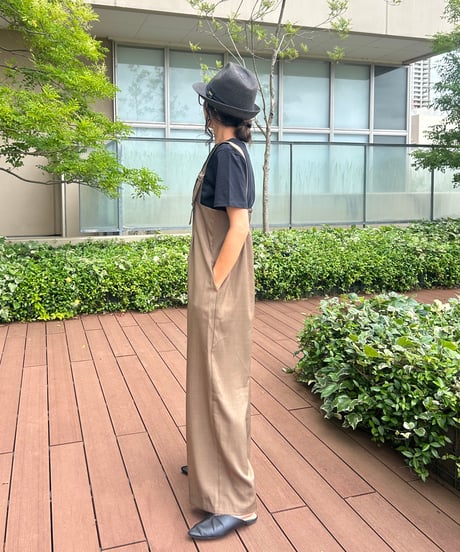 ハイウエストサロペット(モカ)