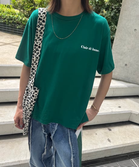 フレンチロゴTシャツ(グリーン）
