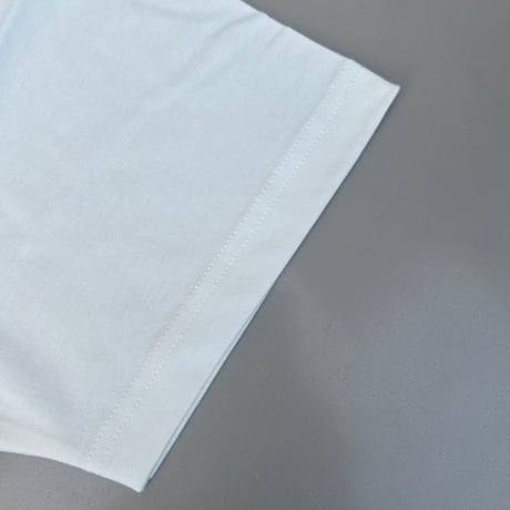 発泡ロゴプリントビッグtシャツ (オフホワイト)