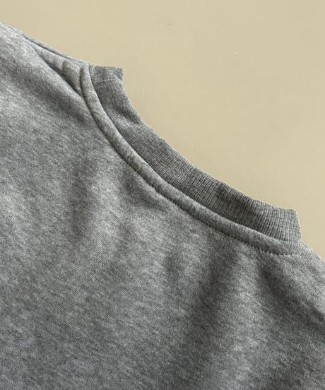 シンプル裏起毛スウェット(グレー/2size)