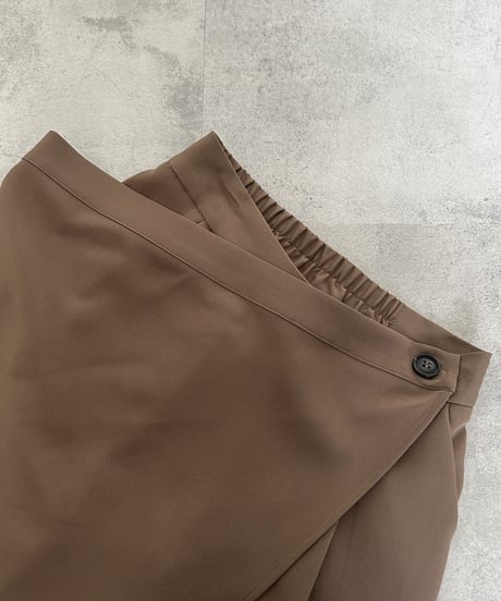 2wayラップストレートロングパンツ