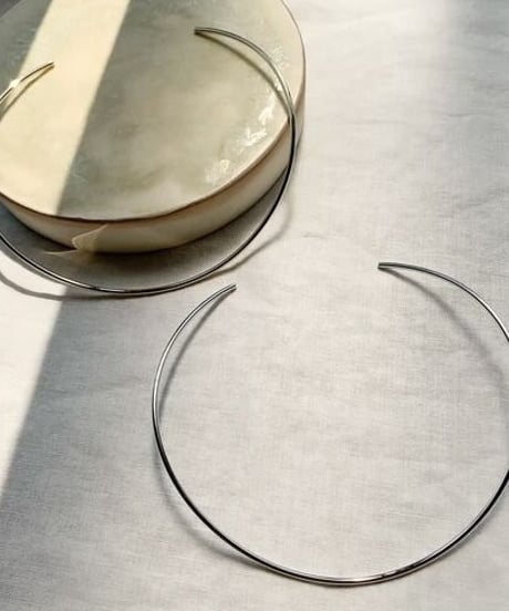 WARP ROUND NECKLACE(2color)